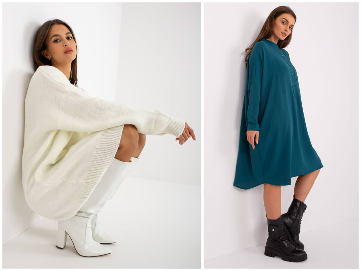 Luźna sukienka oversize – jaką warto kupić na zimę?