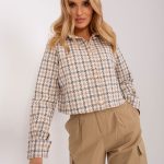 Damskie ubrania w kratę koszule w kratę krótkie