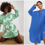 Modne sukienki szmizjerki na lato z hurtowni odzieży