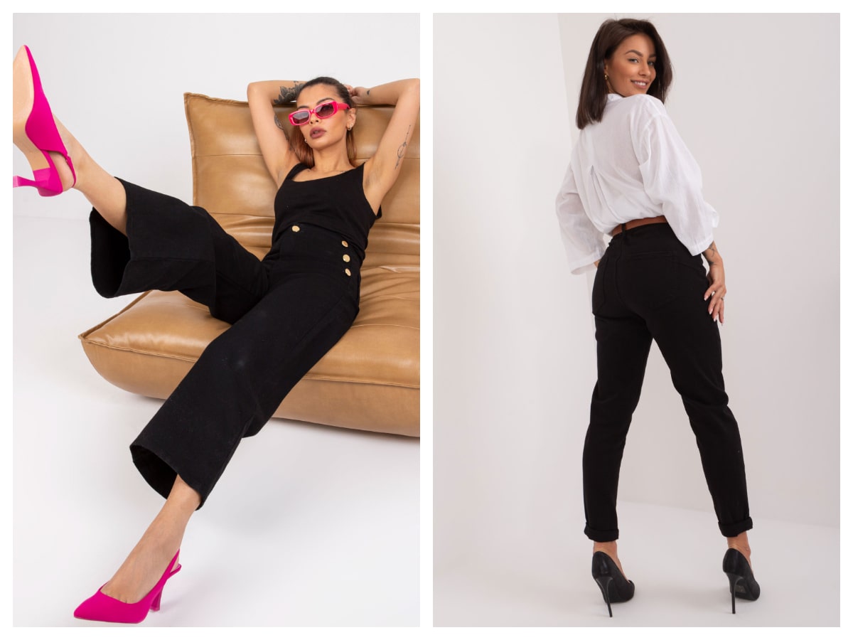 Czarne jeansy damskie – z czym je modnie stylizować?